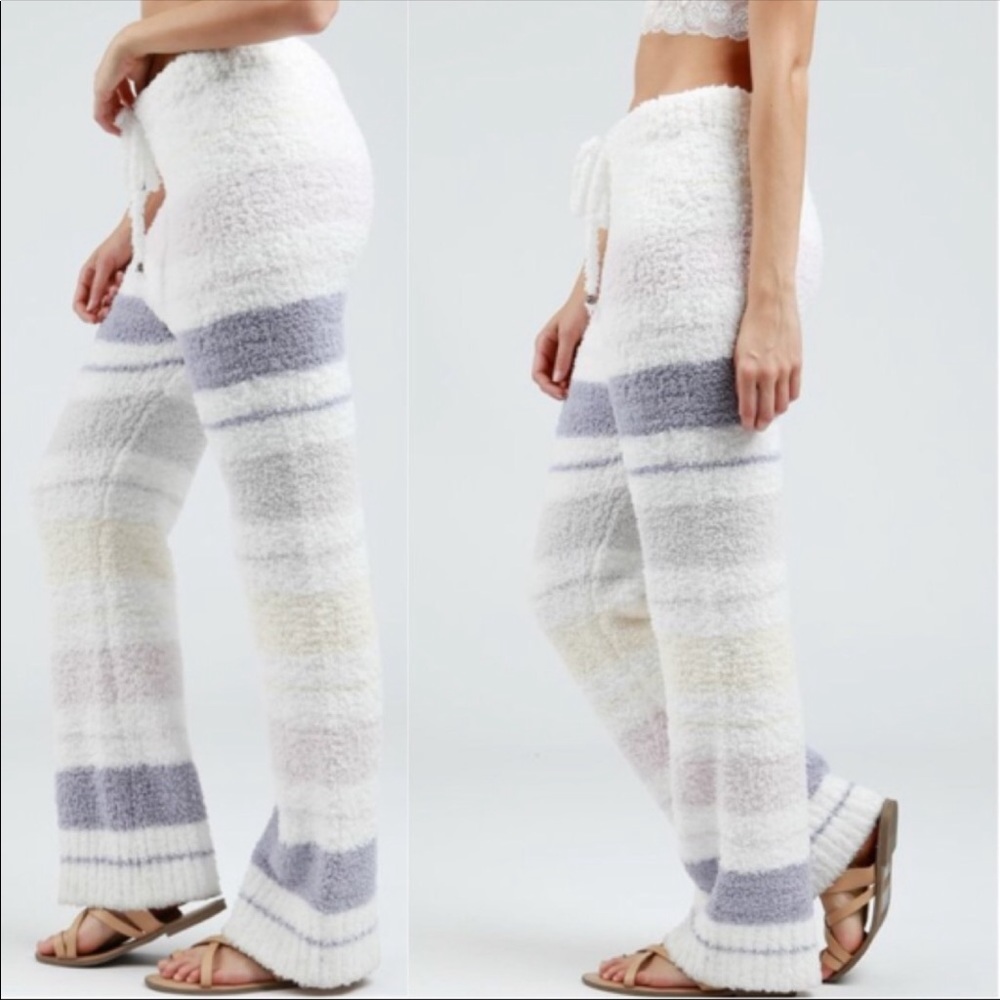 🆕 OCTOBER LOVE BERBER FLEECE PAJAMA BOTTOMS - Picture 3 of 5